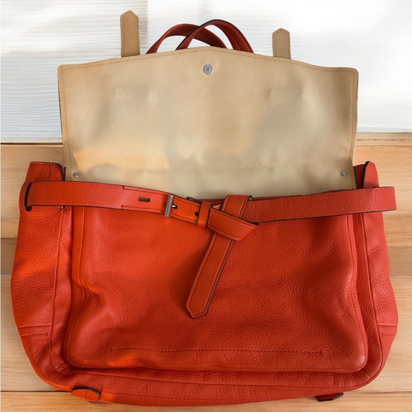 Reed Krakoff Soft Boxer Tote – Coral Leather Bag - Picture 10 of 13
